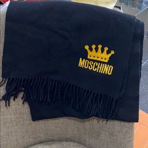 Moschino black scarf